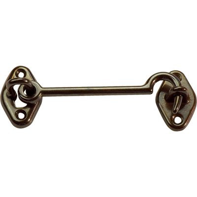 FERMAPERSIANE A GANCIO - OTTONE BRONZATO + PIASTRINA MM  80