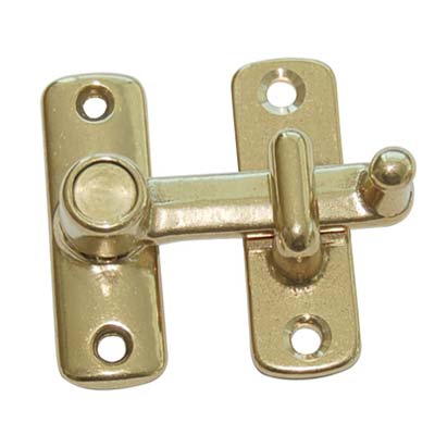 TAVELLINO A SCATTO OTTONE LUCIDO - MM 16X50 H.MM 19 + INCONTRO MM 16X50 I.MM 10