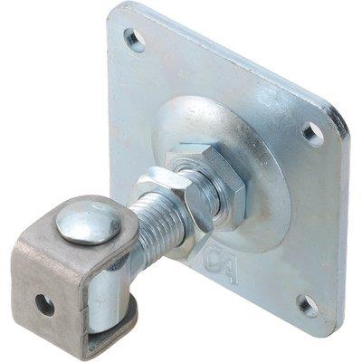 CARDINE A SALDARE CAVALLOTTO + PIASTRA 378 COMBI - ZINCATO REGOLABILE M18