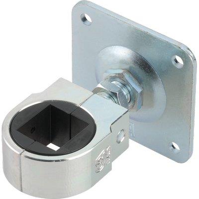 CARDINE A SALDARE MATRIX + PIASTRA 848 COMBI - ZINCATO REGOLABILE M22 X TUBOLARE MM 35X35