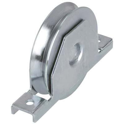 RUOTA CANCELLO A SALDARE GOLA V 427 COMBI - ZINCATA SUPPORTO INTERNO + CUSCINETTO MM 100