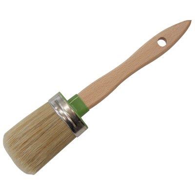 PENNELLO OVALINO MANICO PLASTICA VUOTO 100 ITR - SETOLA BIONDA N°XMM  6X44