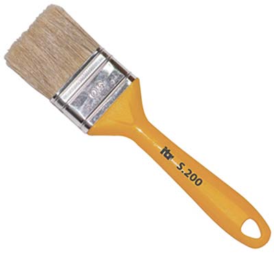PENNELLESSA MANICO PLASTICA VUOTO 200 ITR - SETOLA BIONDA MM 30X44
