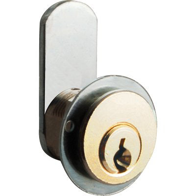 SERRATURA A CILINDRO LEVA DRITTA 22 MERONI - OTTONE CROMATO F.MM 20 L.MM 16