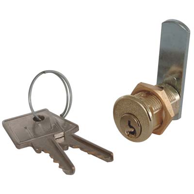 SERRATURA A CILINDRO LEVA DRITTA 21 MERONI - OTTONE CROMATO F.MM 16 L.MM 20