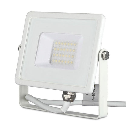 20W LED Floodlight SMD Samsung Chip White Body 6400K