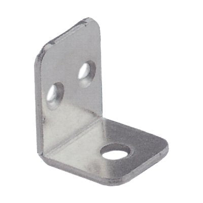 MENSOLINA REGGIPIANO A SQUADRA BORDO QUADRO - ACCIAIO NICHELATO MM 22X28