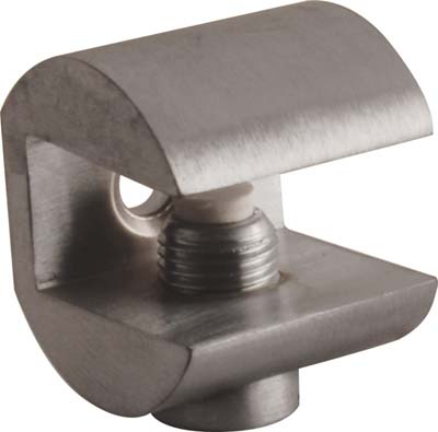 REGGIVETRO A MORSETTO COTTALI - OTTONE CROMO SATINATO D.MM 23 S.VETRO MAX MM 10