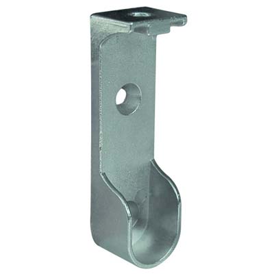 REGGITUBO ARMADIO OVALE LATERALE A SOFFITTO - ZAMA NICHELATO TUBO MM 30X15