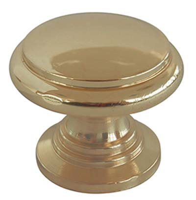 POMOLO OTTONE TORNITO TESTA PIANA - LUCIDO MM 20X17