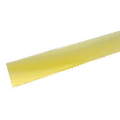 PIAGGIA ADESIVA PAVIMENTO PARI LIVELLO OTTONE - LUCIDO MM 35 L.CM   93 MM 0/4