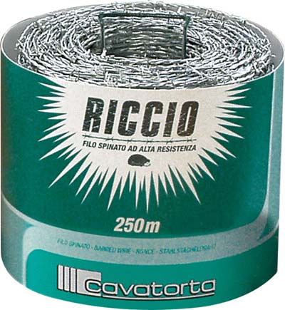 FILO SPINATO ZINCATO RICCIO CAVATORTA - MM 1,7 L.MT 250