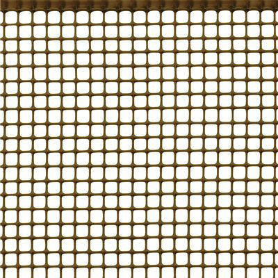 RETE PLASTICA BALCONE QUADRA TENAX - HDPE MARRONE MM 10X10 H.CM 100 ML 50
