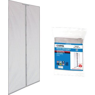 ZANZARIERA PORTA ECCO MAGNET IRS - POLIESTERE GRIGIO PANNELLI 2 CM 140 H.CM 240