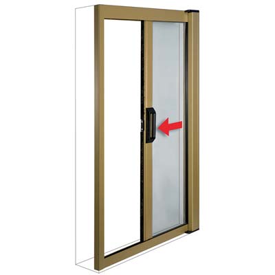 ZANZARIERA KIT PORTA SOTTILE IRS - BRONZO FIBRA VETRO/PVC CM 140 H.CM 240