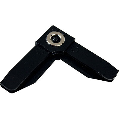 ANGOLO PROFILO ZANZARIERA LINEA C SANGIORGIO - MAGNETICO PLASTICA NERA
