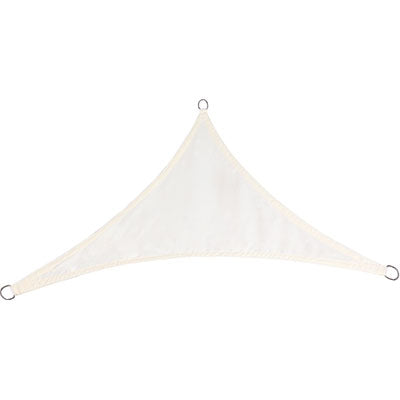 VELA OMBREGGIANTE LUXURY TRIANGOLARE STARS - POLIESTERE ECRU GR/MQ 180 MT 3,6X3,6X3,6