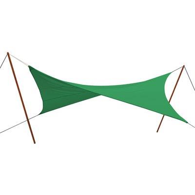 VELA OMBREGGIANTE QUADRA STARS - PE VERDE GR/MQ 180 MT 5,0X5,0 + POLIECO