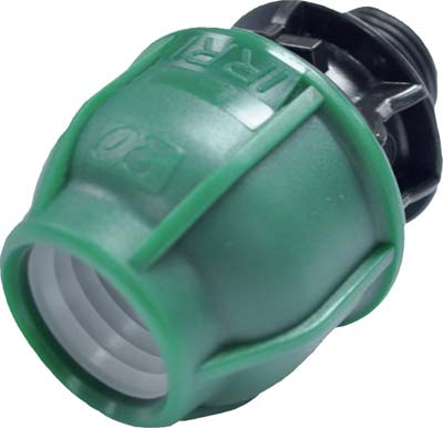 MANICOTTO A COMPRESSIONE FILETTO MASCHIO PN10 - MM 32X1"M