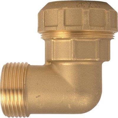 GOMITO A COMPRESSIONE FIL MASCHIO PN25 740 ITAP - OTTONE MM 25X3/4M