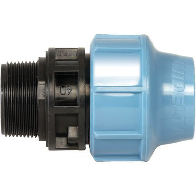 MANICOTTO A COMPRESSIONE FIL MASCHIO PN16 UNIDELTA - MM 32X1"M