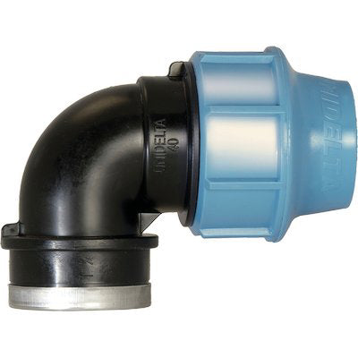 GOMITO A COMPRESSIONE FIL FEMMINA PN16 UNIDELTA - MM 32X3/4F