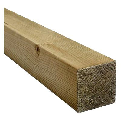 PALO QUADRO LEGNO EURO - PINO IMPREGNATO CM 7X7 H.CM 210