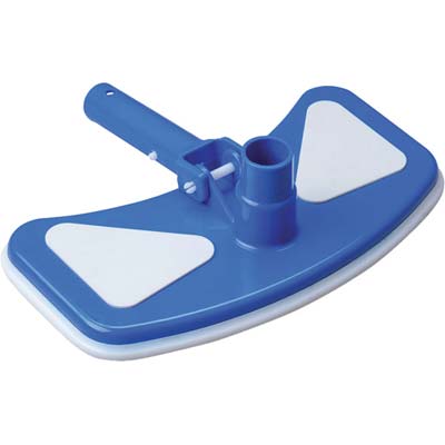 SPAZZOLA PISCINA ASPIRANTE RETTANGOLARE DOMUS - ATTACCO MM 28 TUBO MM 32/38 CM 29X13