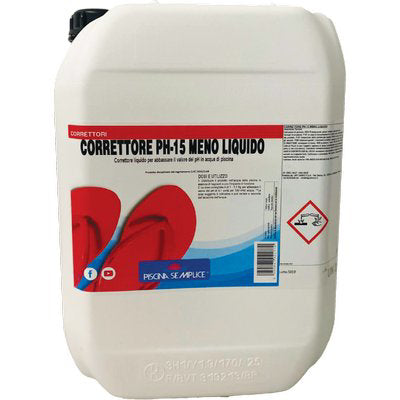 REGOLATORE PH MENO 15% X PISCINA LAPI - LIQUIDO LT  5