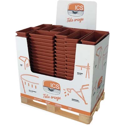 CASSETTA + RISERVA JUMBOX MELISSA ICS - PP TERRACOTTA CF=PZ 162