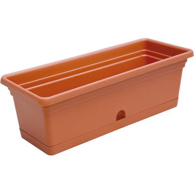 CASSETTA + RISERVA MELISSA ICS - PP TERRACOTTA CM 40X20 H.CM 16