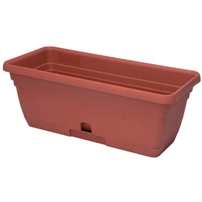 CASSETTA + RISERVA MAXI MELISSA ICS - PP TERRACOTTA CM 45X25 H.CM 21