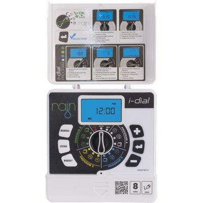 CENTRALINA IRRIGAZIONE I-DIAL INTERNO RAIN - ZONE 8 VOLT 220/24 TRASF ESTERNO