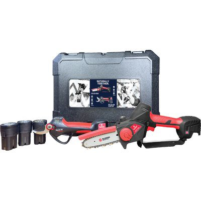 KIT FORBICE PS23-28C + MINI SEGA CS23-05A BLUEBIRD - VOLT 16,8X3 AH 2,5 + VALIGETTA