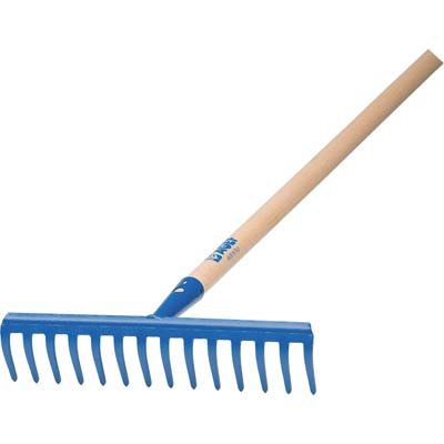 RASTRELLO GARDEN EXTRA + MANICO AGEF - ACCIAIO VERN/FAGGIO DENTI 12 CM 30 H.CM 120