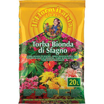TORBA BIONDA DI SFAGNO TERRIFLORA - LT 20