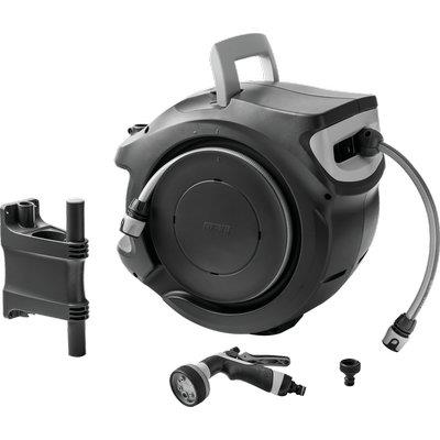 AVVOLGITUBO IRRIGAZIONE KIT REWALL GLOBO GF - PLASTICA +TUBO 1/2 MT 20 +RACCORDI+PISTOLA