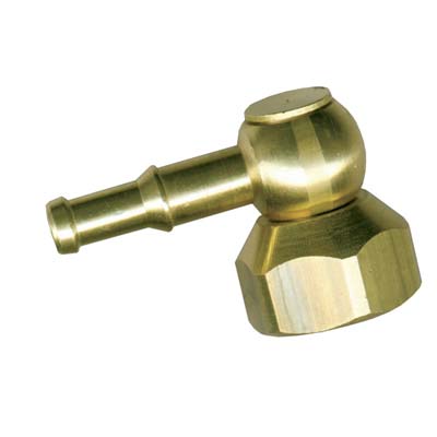 PORTAGOMMA GIREVOLE FILETTO FEMMINA AP OTTONE - MM 8/10 3/4F
