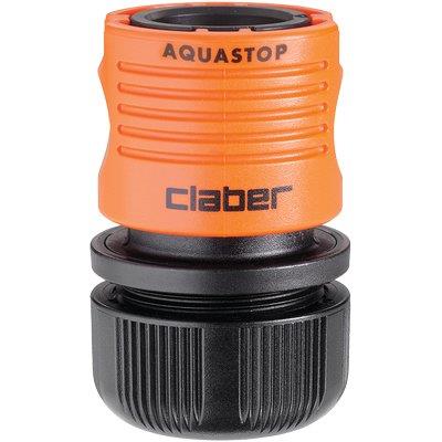 RACCORDO RAPIDO STRINGITUBO + STOP CLABER - 5/8+AQUASTOP SELF 8567
