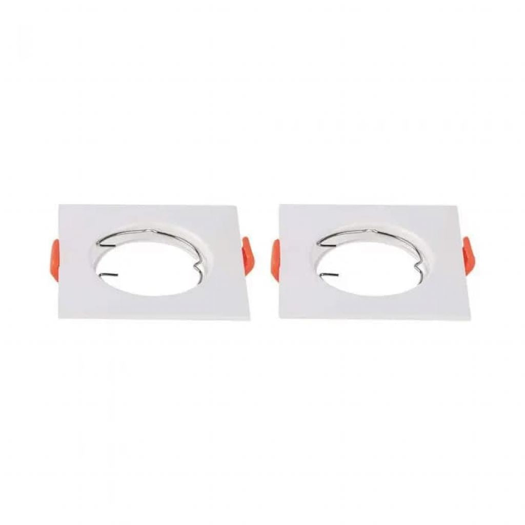 GU10 Fitting Square White