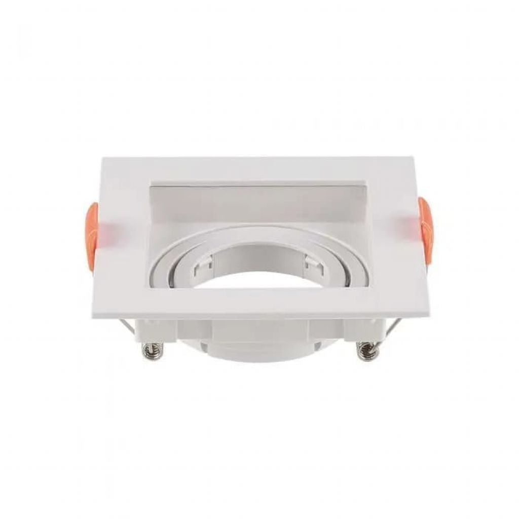 GU10 Fitting Square White
