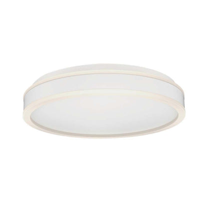38W LED Designer Light Round White Finish 4000K