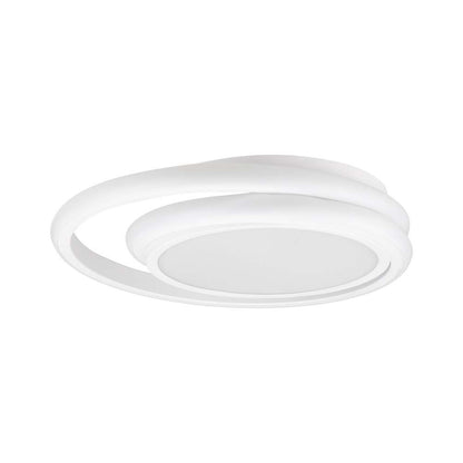 38W LED Designer Light White Double Round 4000K