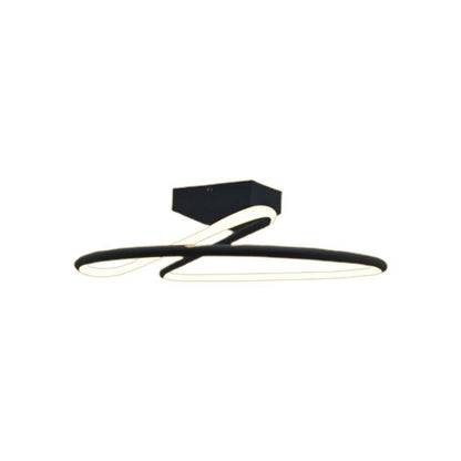 20W LED Designer Light Round Black 4000K