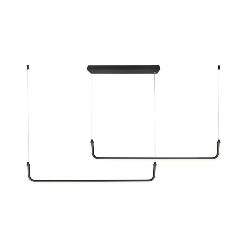 24W LED Designer Hanging Light Black 4000K