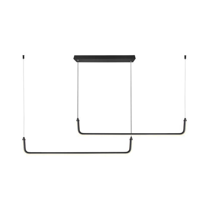 24W LED Designer Hanging Light Black 4000K