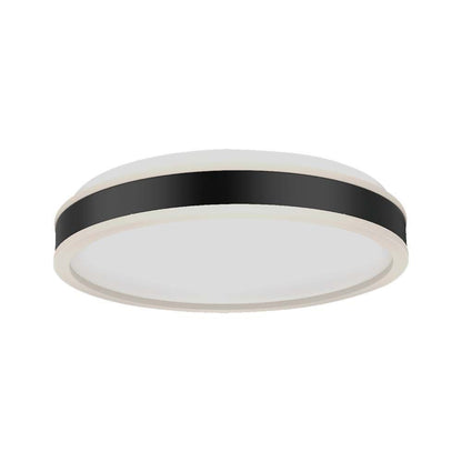 18W LED Designer Light Round Black Finish 4000K Dimmable