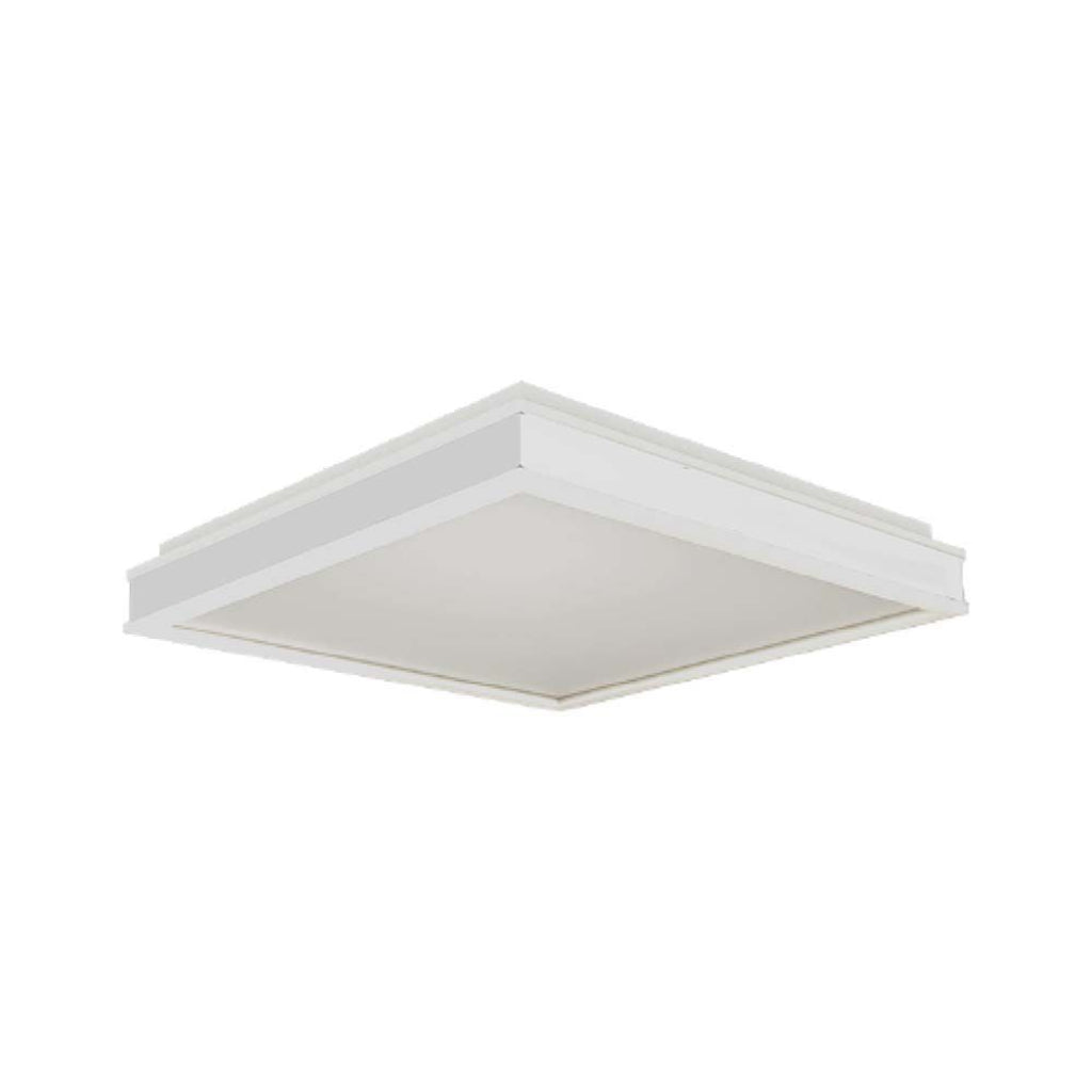 18W LED Designer Light Square White Finish 4000K Dimmable
