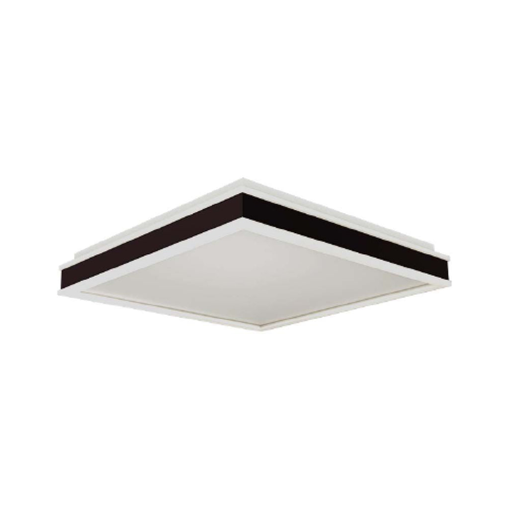 24W LED Designer Light Square Black Finish 4000K