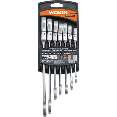 CHIAVI COMBINATE A CRICCO FLEX SERIE 151907 WOKIN - MM 8/19 CF=PZ 7